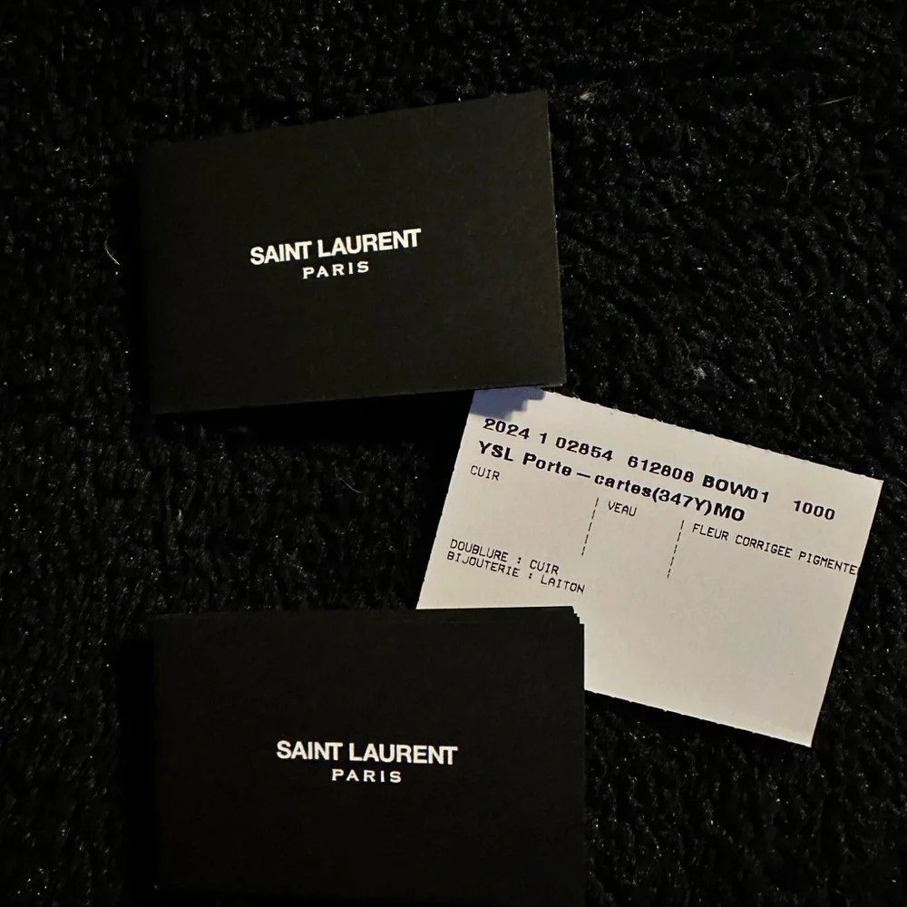 Saint Laurent Cassandre Matelasse Flap Card Case - Picture 7 of 10